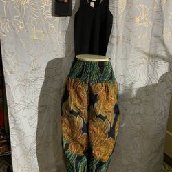 African Print Jogger Pants