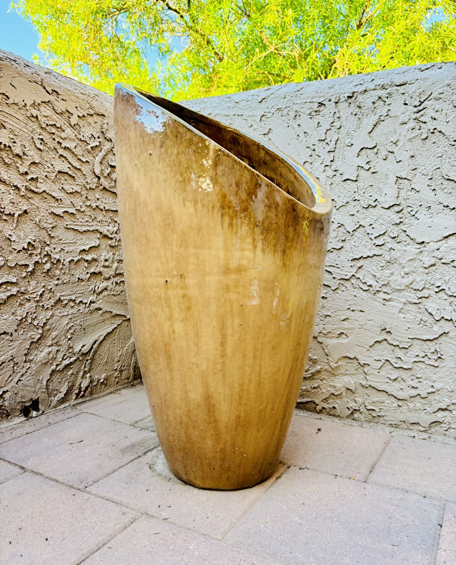 Glazed Planter/ Ceramic Planter/ Plant Pot