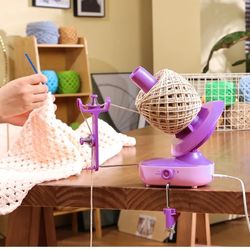 Caydo Electric Yarn Winder Pro, 10oz Large Automatic Ball Winder for Crocheting,