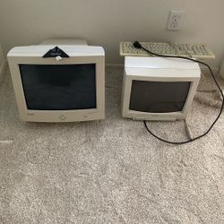 2 Old Monitors 