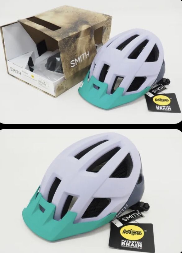 Smith Session MIPS Downhill Mountain Cycling Helmet Large 59-62cm Matte Iris/Indigo/Jade.