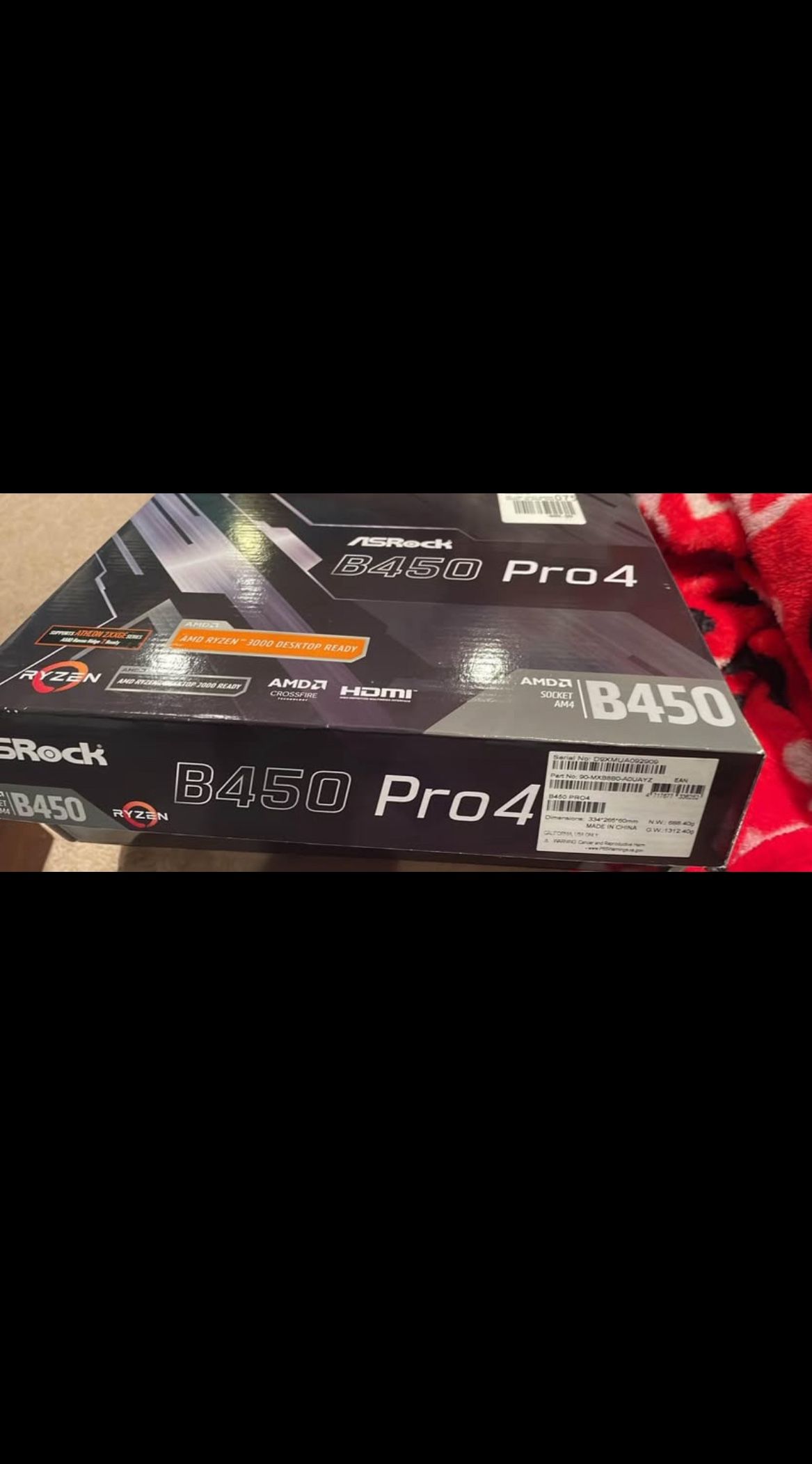 Asrock B450 Pro4 And Ryzen 5 3600 Combo