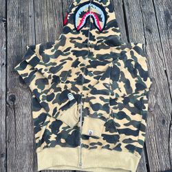 Bape Camo Shark Hoodie Authentic