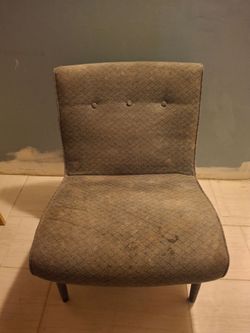 Gray living room chair