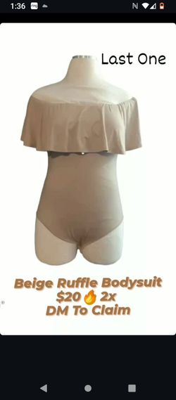 Beige Bodysuit