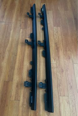 JEEP Wrangler Unlimited 2018-2026 JL 4 Door Side Rock Rail Sliders Factory Sill Guards Rubicon Sport Sahara 4xe Mopar OEM