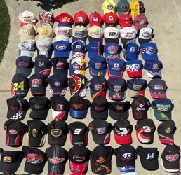 Vintage NASCAR racing hats