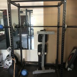 Squat Rack With Weights 