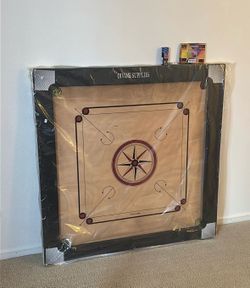 Full size new 105 X 105 cm wooden Carrom board