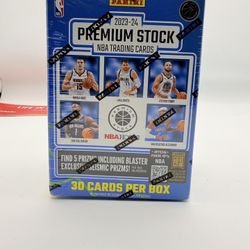 2023-24 Panini Hoops Premium Stock Basketball Blaster Box 1 available  Trading Cards 