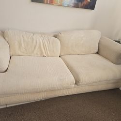 Set of 3 White couches