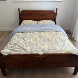 Vintage Wooden Full Bed frame