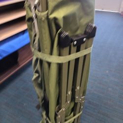 Foldable Bed For Camping With Two Sleeping Bags $100