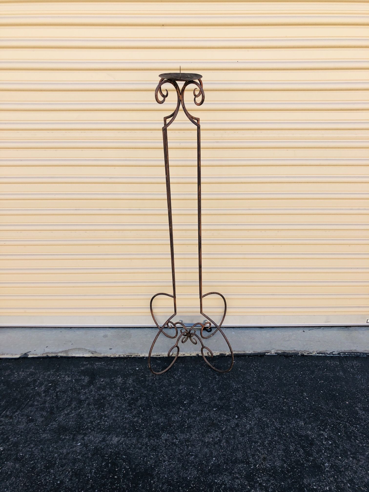 Tall Iron Candle Holder!