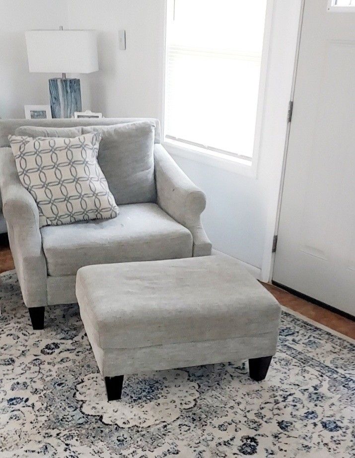 Couch And Oversized Chair For Sale