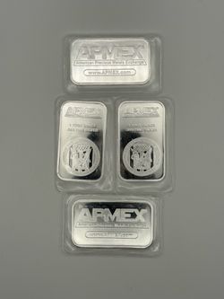 1oz .999 fine silver Apmex bar sealed