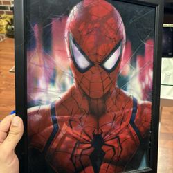 Spider-Man And Venom holographic picture frame