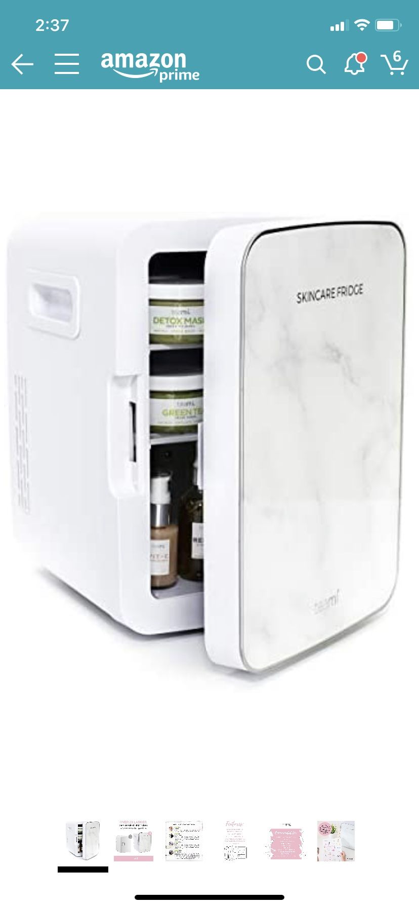 Teami Skin Care Fridge