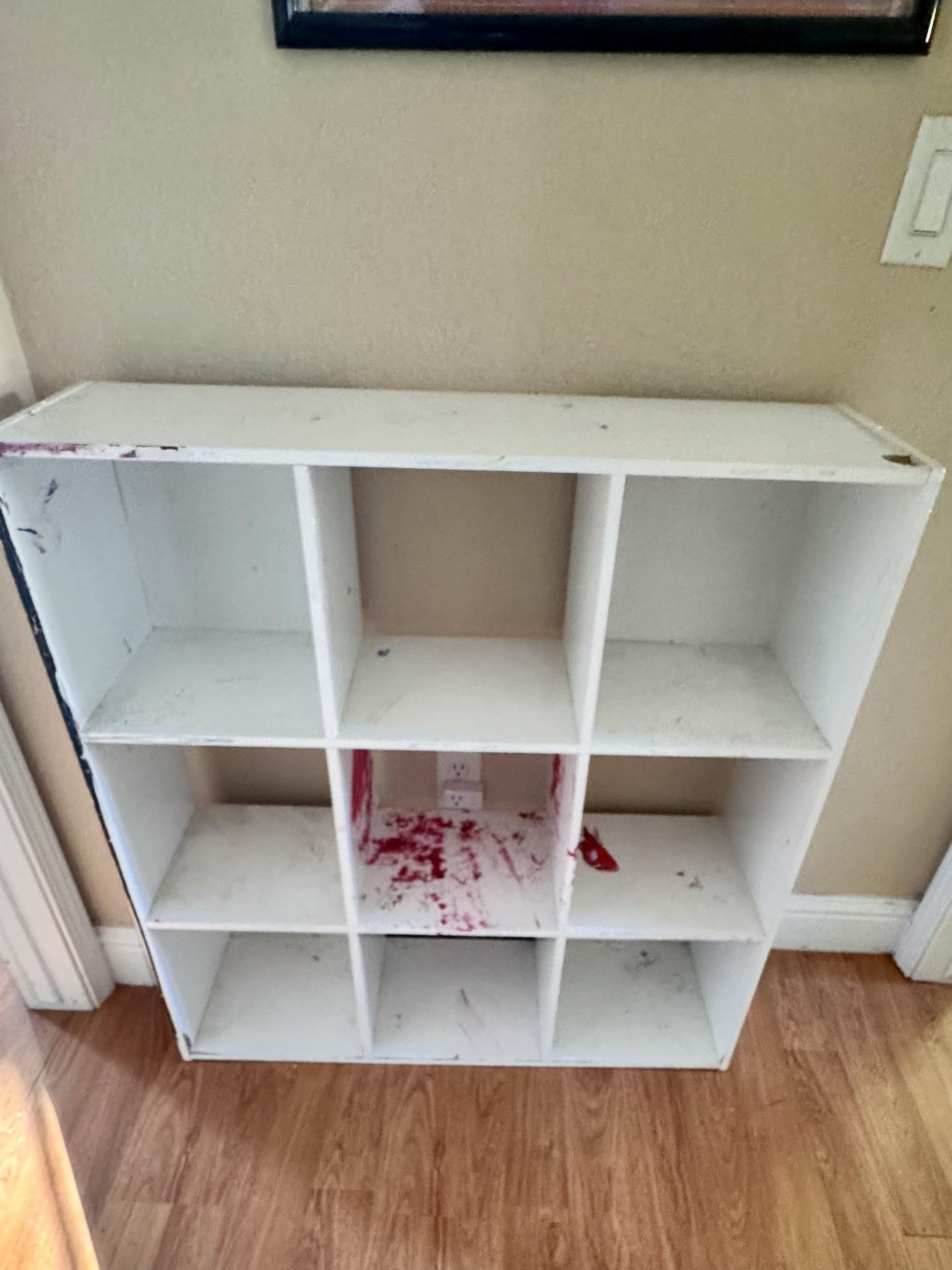 9 Cube Storage organizer-white