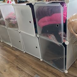 Storage Cubes Organize 12 Cubes Shelves