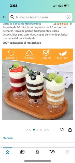 60 Mini Copas Para Postres