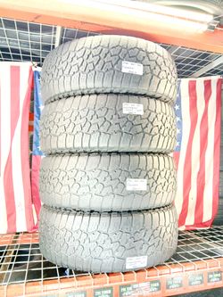 ✅ LT275/60R20 FALKEN WILDPEAK ATW3 ALL TERRAIN 275 60 20 USED TIRES SET