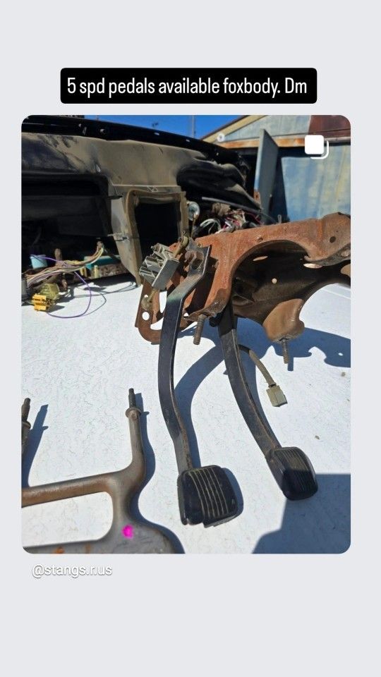 Mustang Foxbody 5 Spd Pedal Assembly