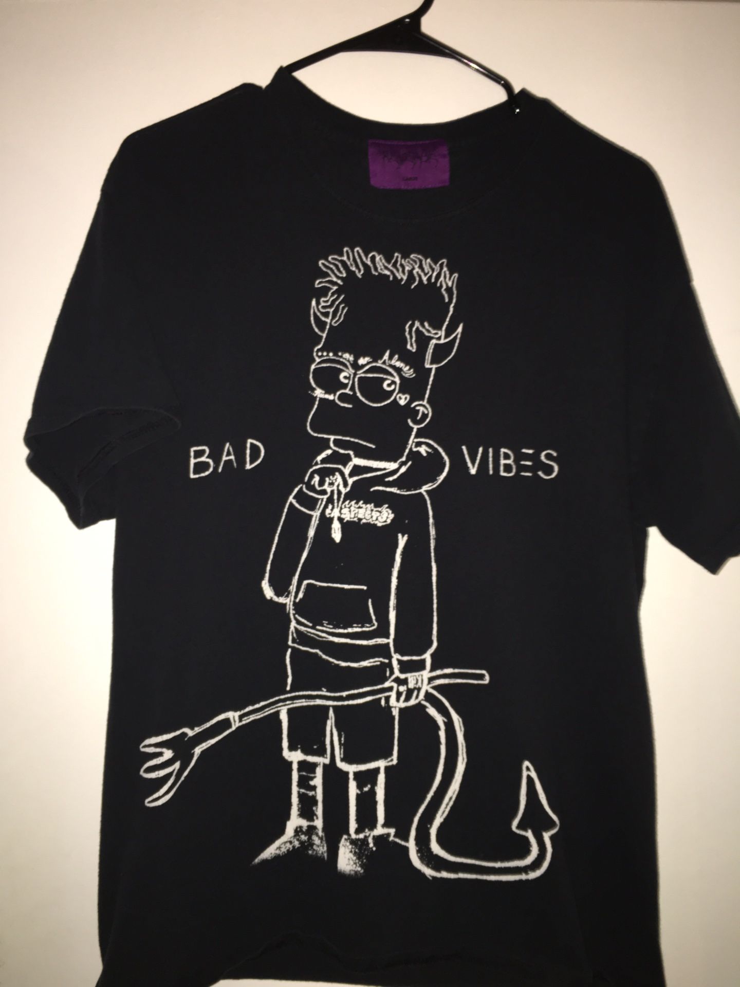 REVENGE - XXXTENTACION Bad Vibes Bart T-Shirt LARGE