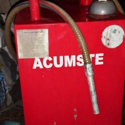 30 Gallon Fuel Caddy - Heavy Duty Steel Tank with Rotary Pump
