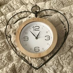 Hobby Lobby Heart-Shaped Wall Clock