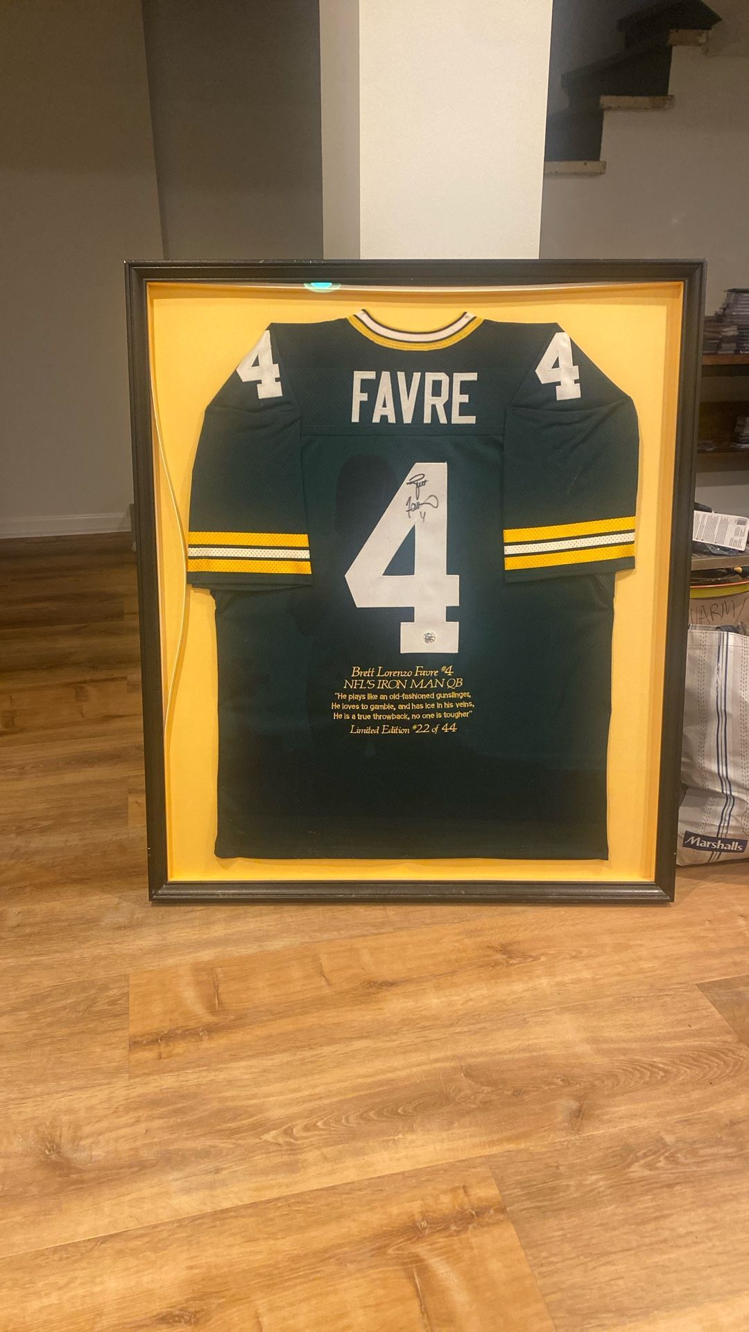 Brett Favre Autographed Jersey