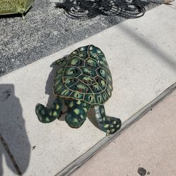 Turtle metal art