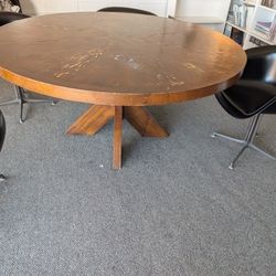 60" Wood Dining Table