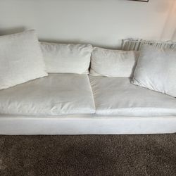 White Living Spaces Couch 