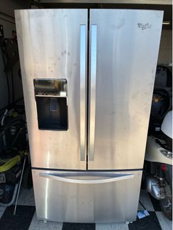 Whirlpool French door fridge