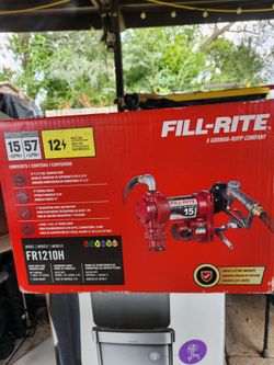 New Fill rite heavy duty Fuel transfer pump