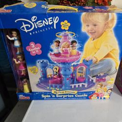 Fisher Price Disney Princess Spin 'N Surprise Castle Snow White Belle Cinderella