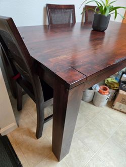 Hard wood dinning table
