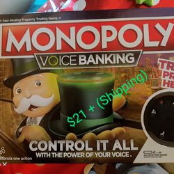 Monopoly Voice Banking Control It All Edition Brand New Factory Sealed Package