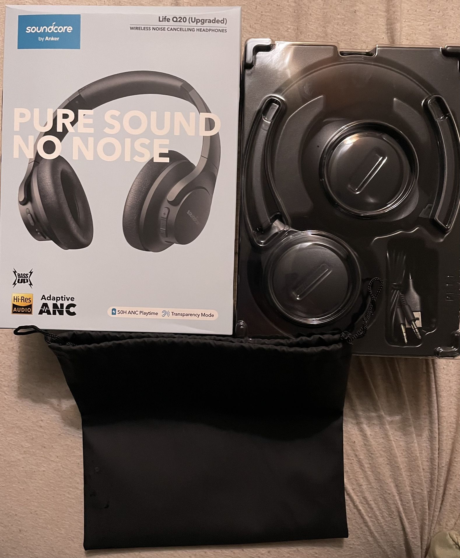 Soundcore by Anker Life Q20 (Upgraded) Headphones