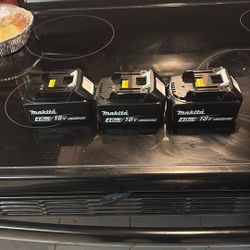 Makita 18 V batteries