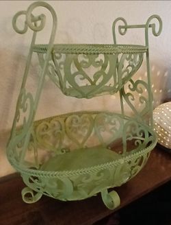 Vintage metal fruit Basket