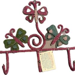 Beaded Wall Hanging With Hooks