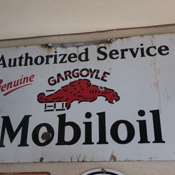 1930s Mobil Oil Gargoyle Sign