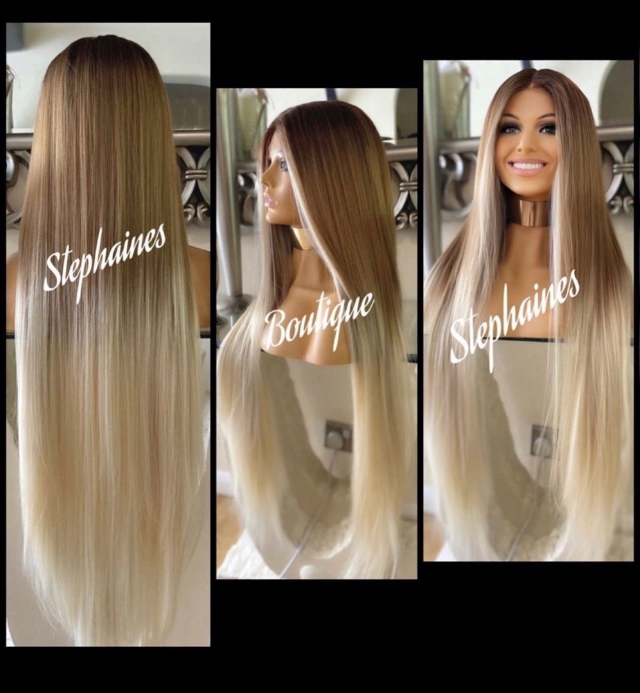Human Hair Blended Lace Front Wig