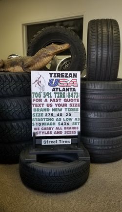275 40 20 BRAND NEW TIRE TIRES $109 EACH $436 SET