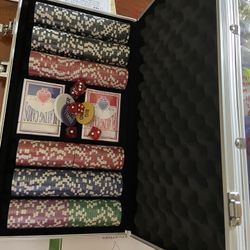 300 Piece Poker Set New With Aluminum Case By Vevor 11.5 Gram Casino Chips