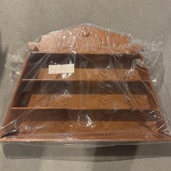 Wooden Shelves Display