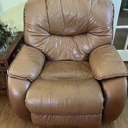 Leather Recliner Works Perfectly Fine 