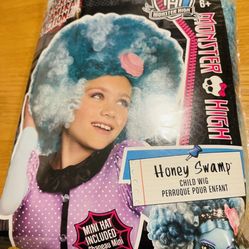 Monster High Honey Swamp  6+ Wig Halloween 🎃 